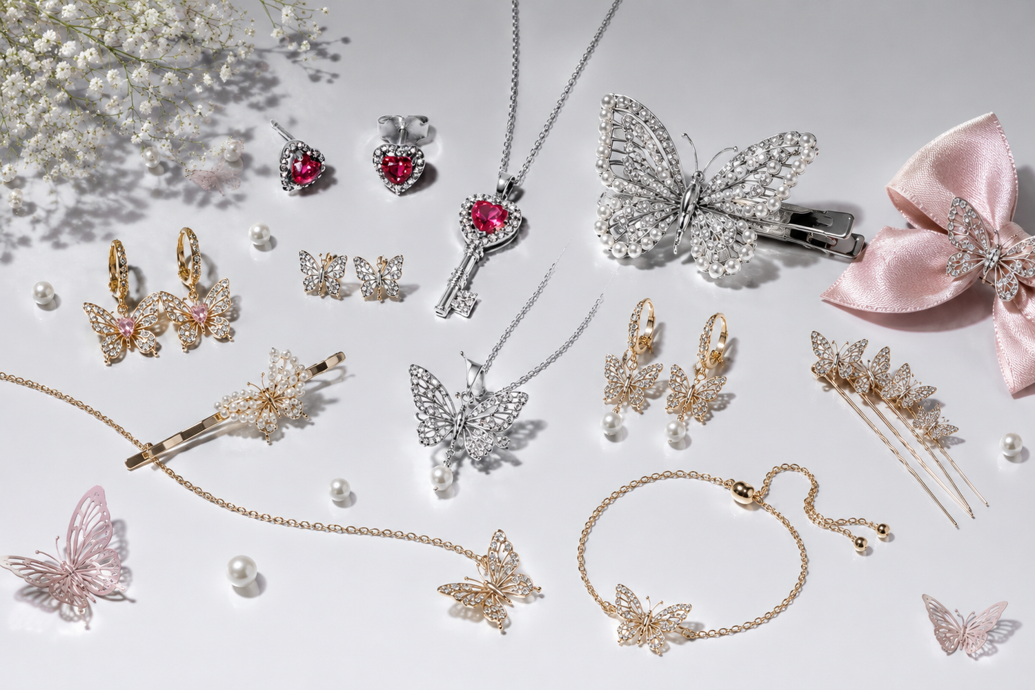 Butterfly Shape Jewellery & Hair Accessories