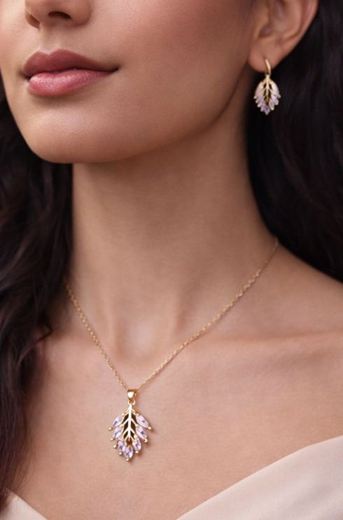 antitarnish-pendant-gold-necklace-leaf-shape