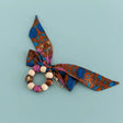 Botanical garden ribbon keychain with beaded bracelet for women JeevaFashions
