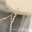 Crystal wave hair pin CZ gold-tone bobby pin party bridal wear for women JeevaFashions
