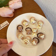 Cute cartoon animal hair ties for kids set of 10 JeevaFashions