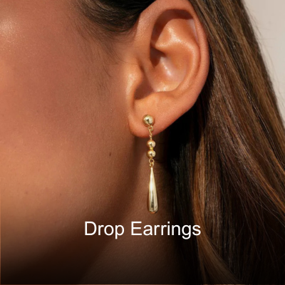 Drop earrings collection - dangle and statement drop earrings for women at Jeeva Fashions