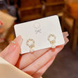 Ethereal white rose pearl drop layered necklace for women JeevaFashions