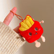Golden fry plush foodie charm whimsical bag accessory JeevaFashions