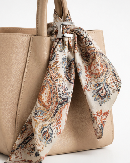 H-shape scarf ring bag charm accessory for women JeevaFashions