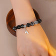 handcrafted shimmering bead charm bracelet iridescent for women JeevaFashions