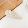 Large and small pearls hair clip for women JeevaFashions