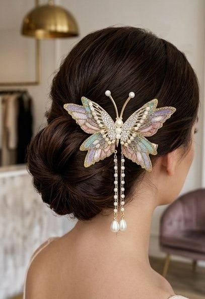party wear bridal hair clip for women - jeevafashions