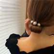 Pearl hair coiler band no-crease spiral hair tie JeevaFashions