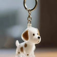 Pet dog hair keychain transparent capsule keepsake JeevaFashions